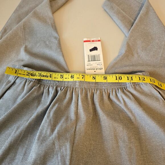 Alfred Dunner Comfort Waist Pants Women's 8 Proportioned Short Gray Pull On NWT - Picture 11 of 16